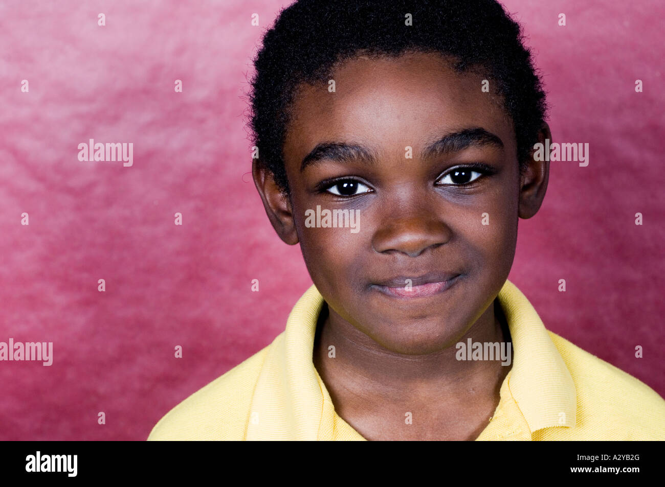 Black American 7 Year Old Boy Stock Photos Black American 7 Year