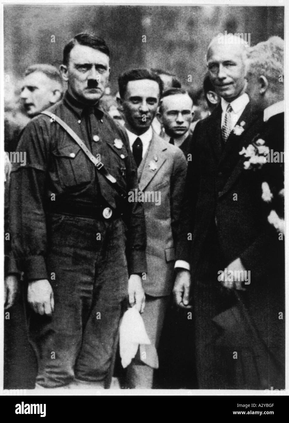 Gottfried Feder Hitler Stock Photo