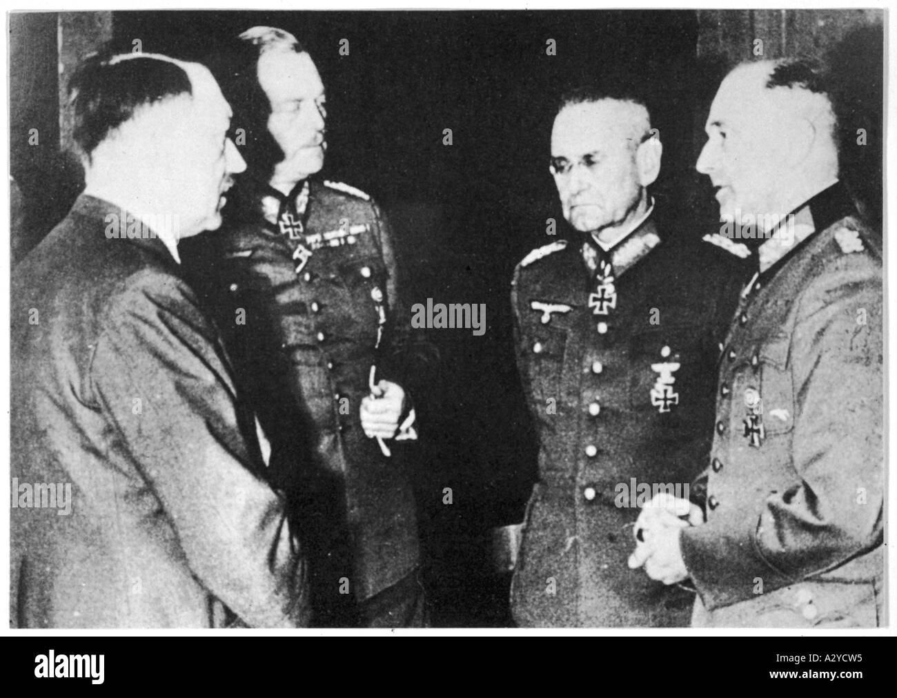 Hitler Keitel Halder Stock Photo