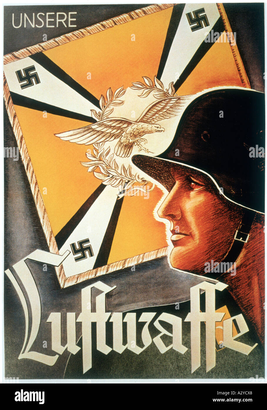 Our Luftwaffe Poster Stock Photo