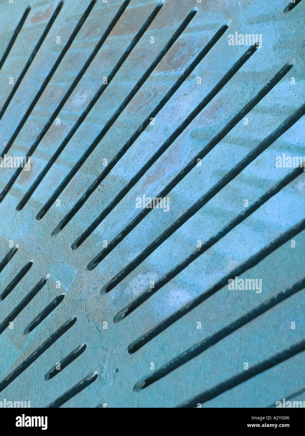 Rust patterns in blue Stock Photo - Alamy