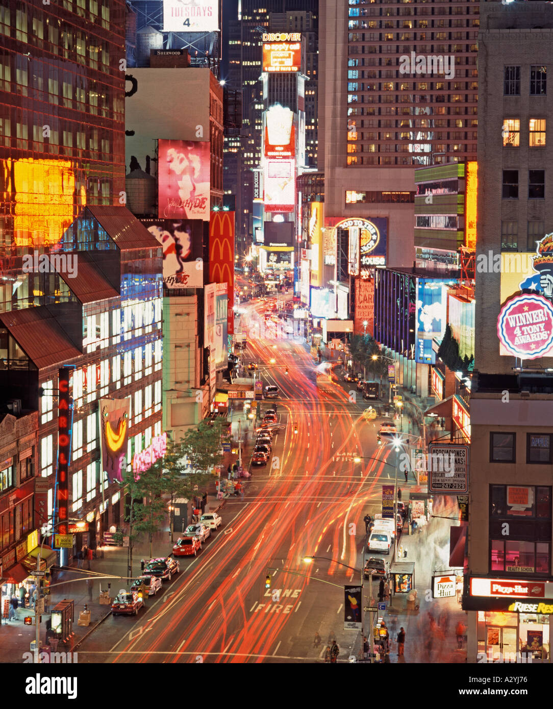 Broadway and Times Square, New York, USA Stock Photo - Alamy