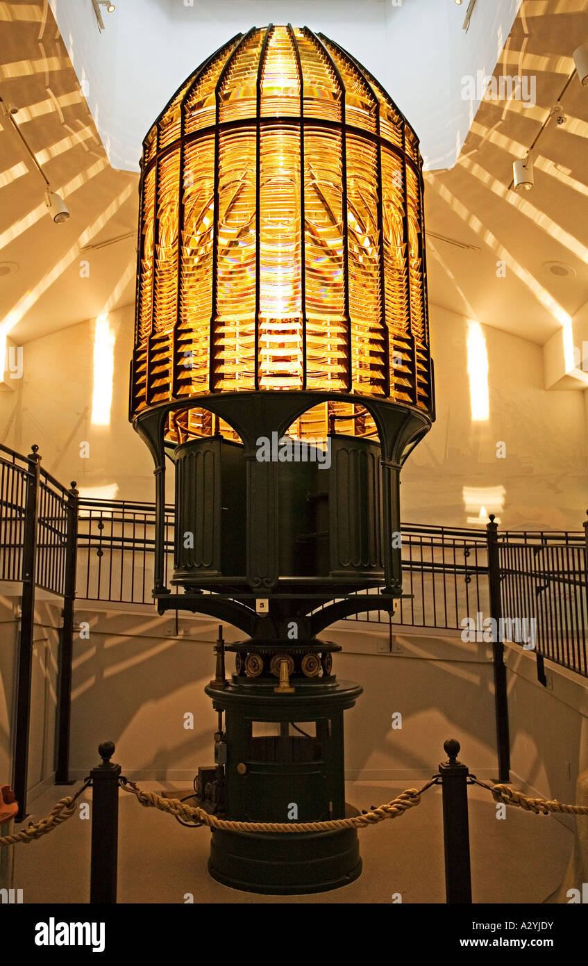 Image of the Destruction Island Lighthouse lens Stock Photo Alamy