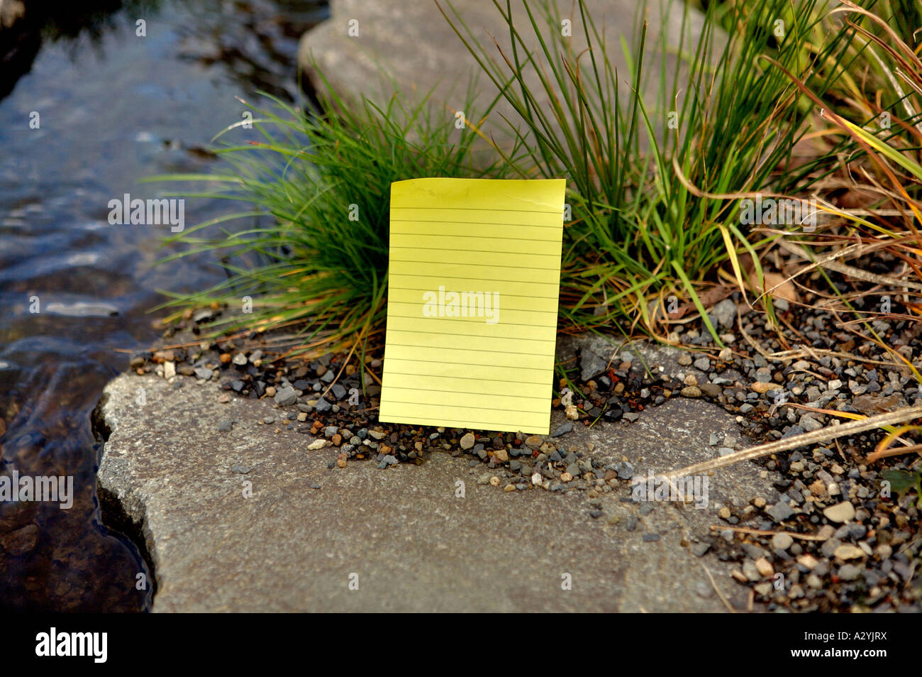 note blank sign Stock Photo - Alamy
