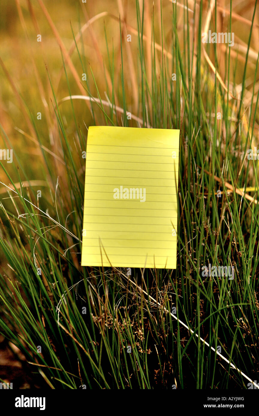 note blank sign Stock Photo - Alamy