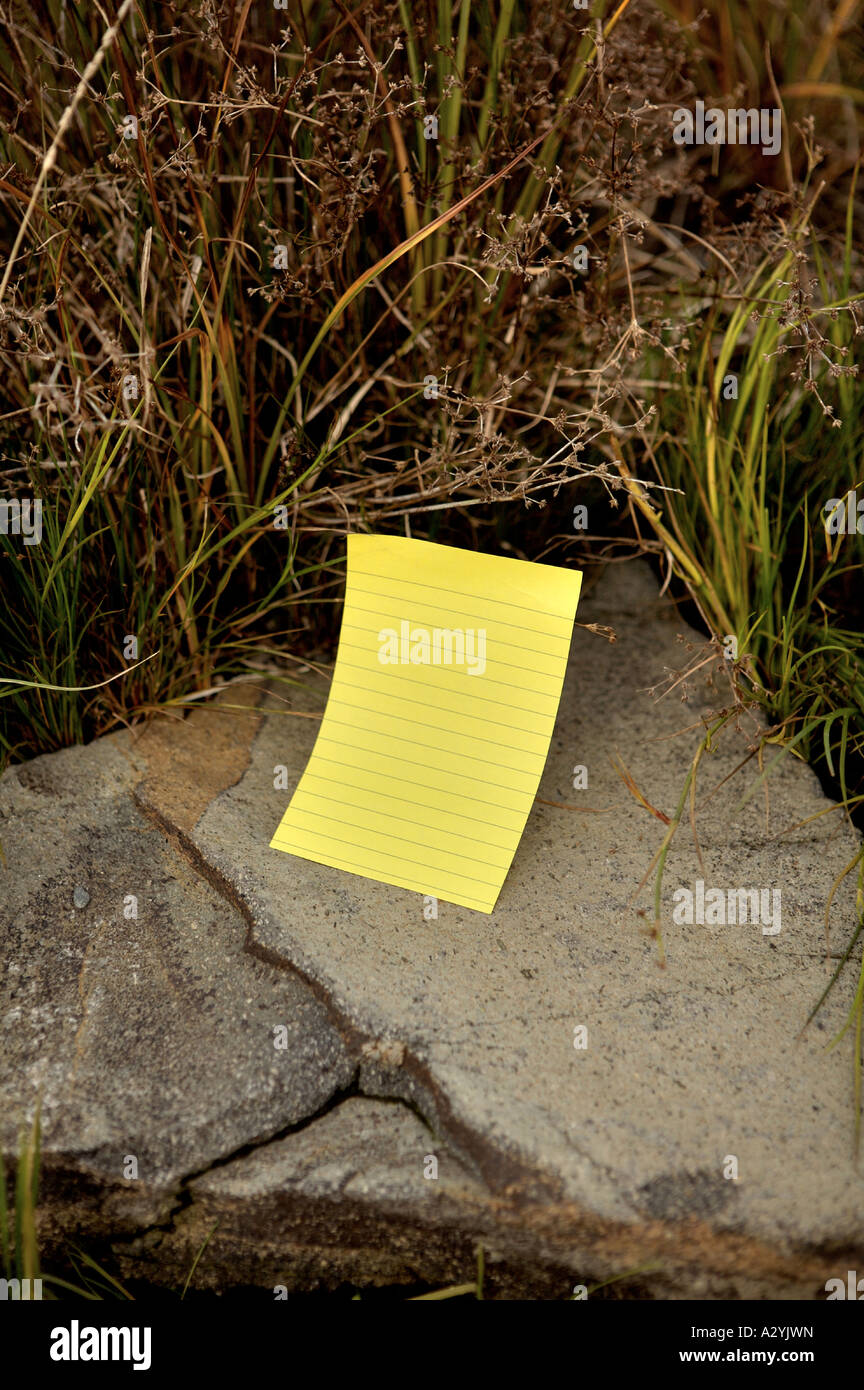 note blank sign Stock Photo - Alamy