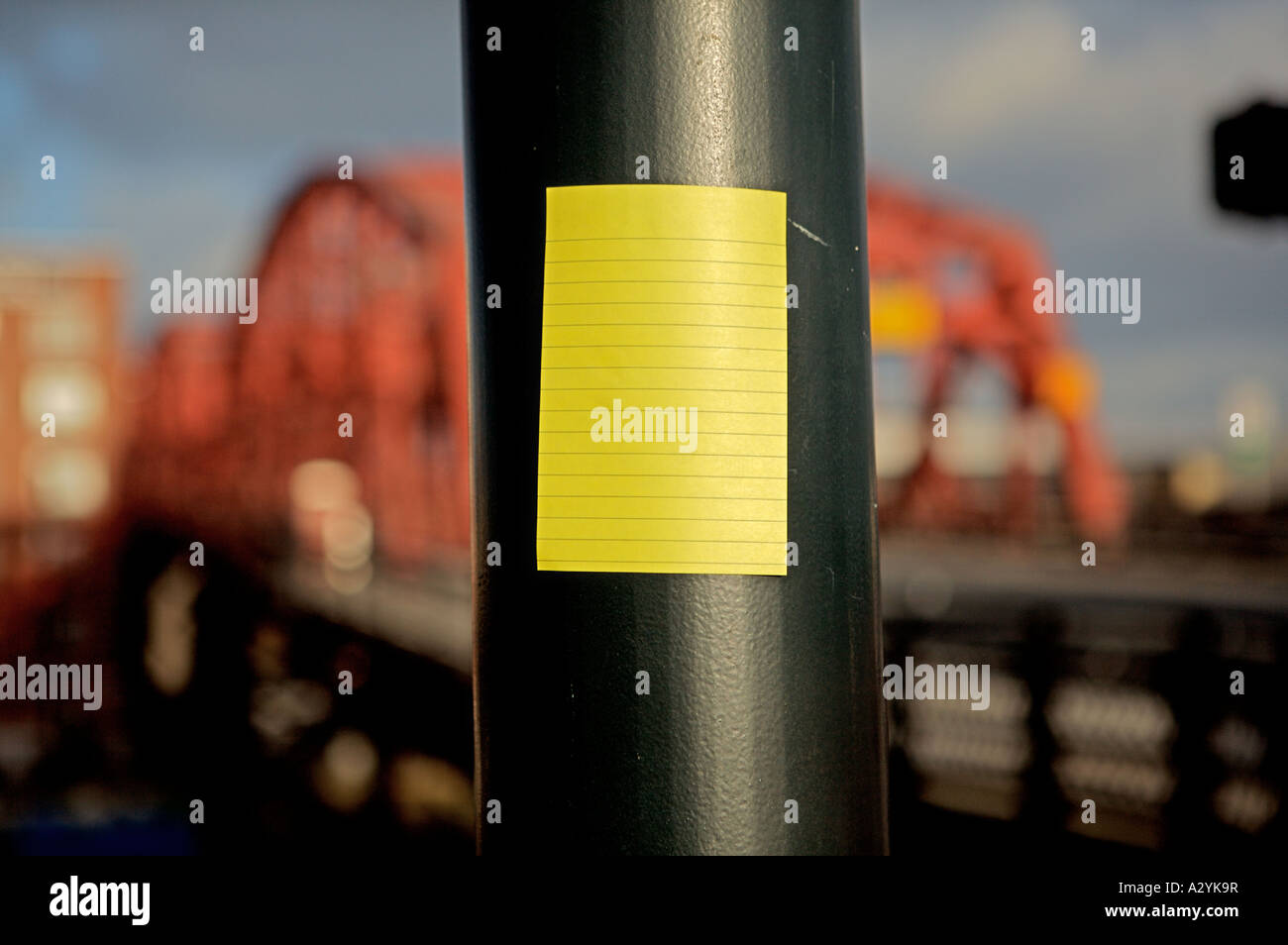 note blank sign Stock Photo - Alamy