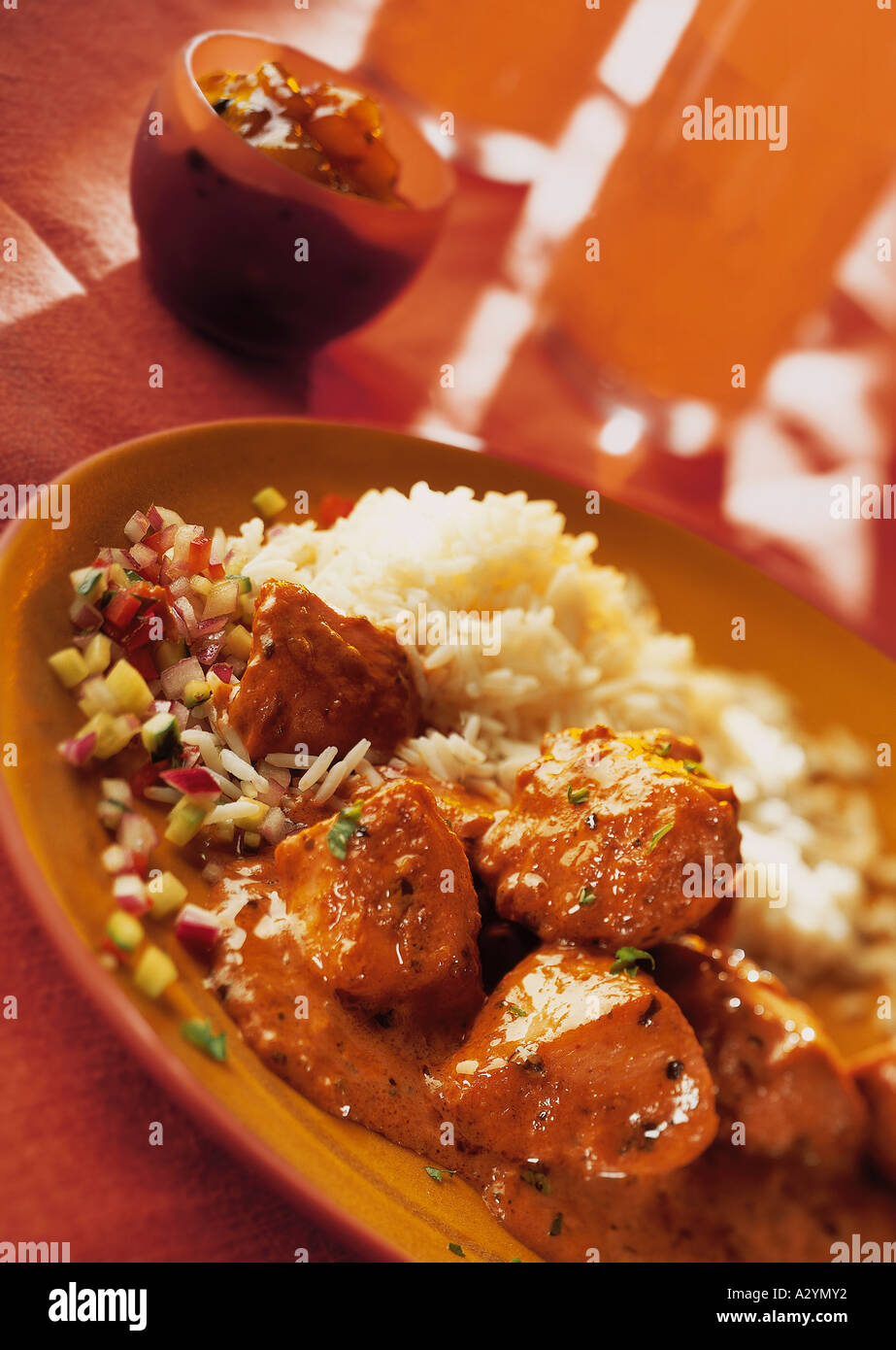 chicken curry Stock Photo Alamy