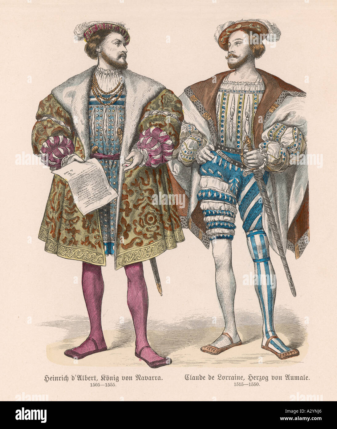 French noblemen hi-res stock photography and images - Alamy