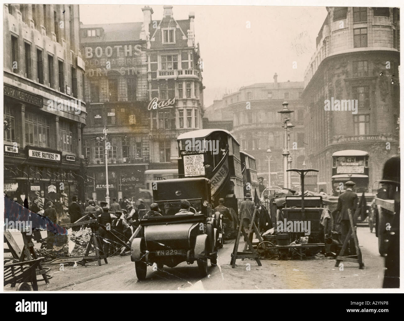 Social Waterloo Bridge Stock Photo