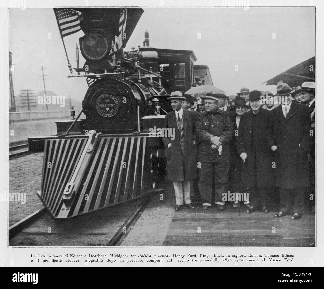 Thomas Edison Ilz Train Stock Photo