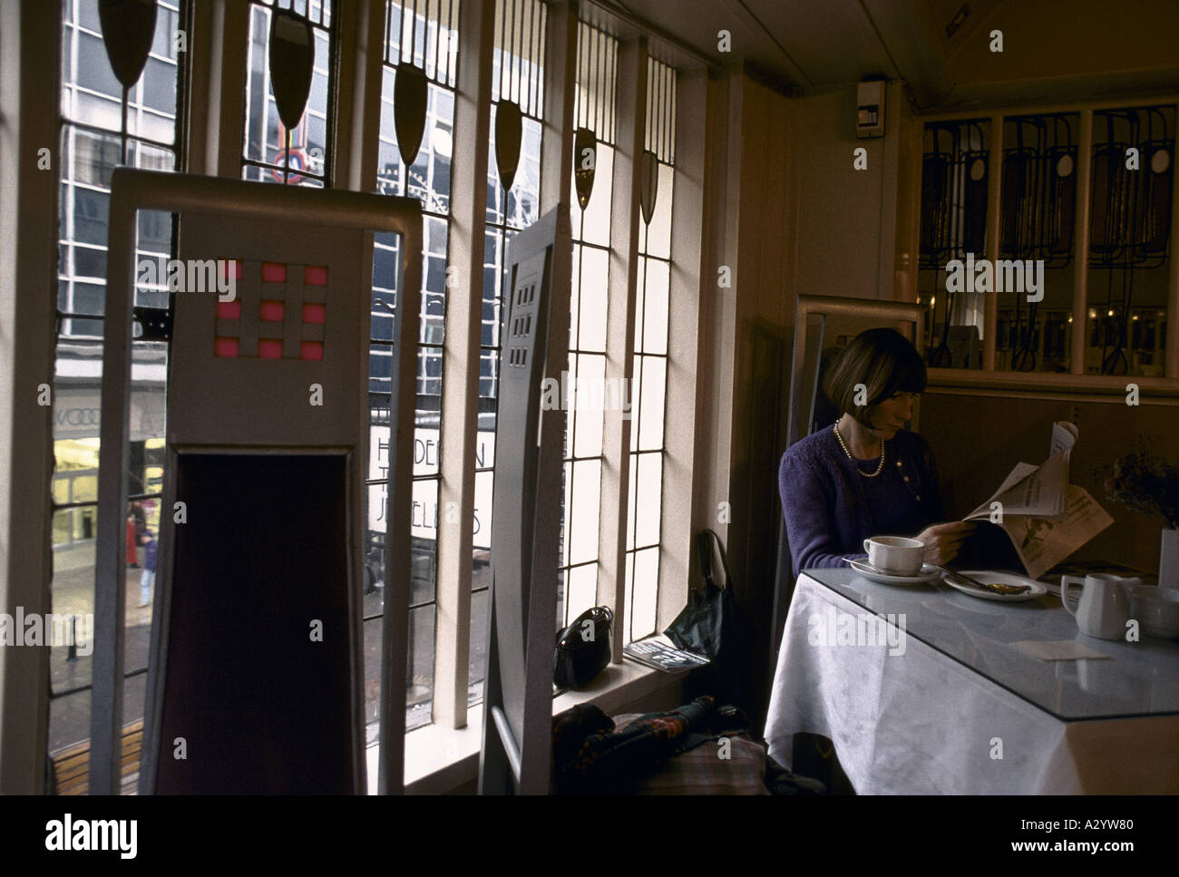 the willow tea room designed by charles rennie mackintosh glasgow