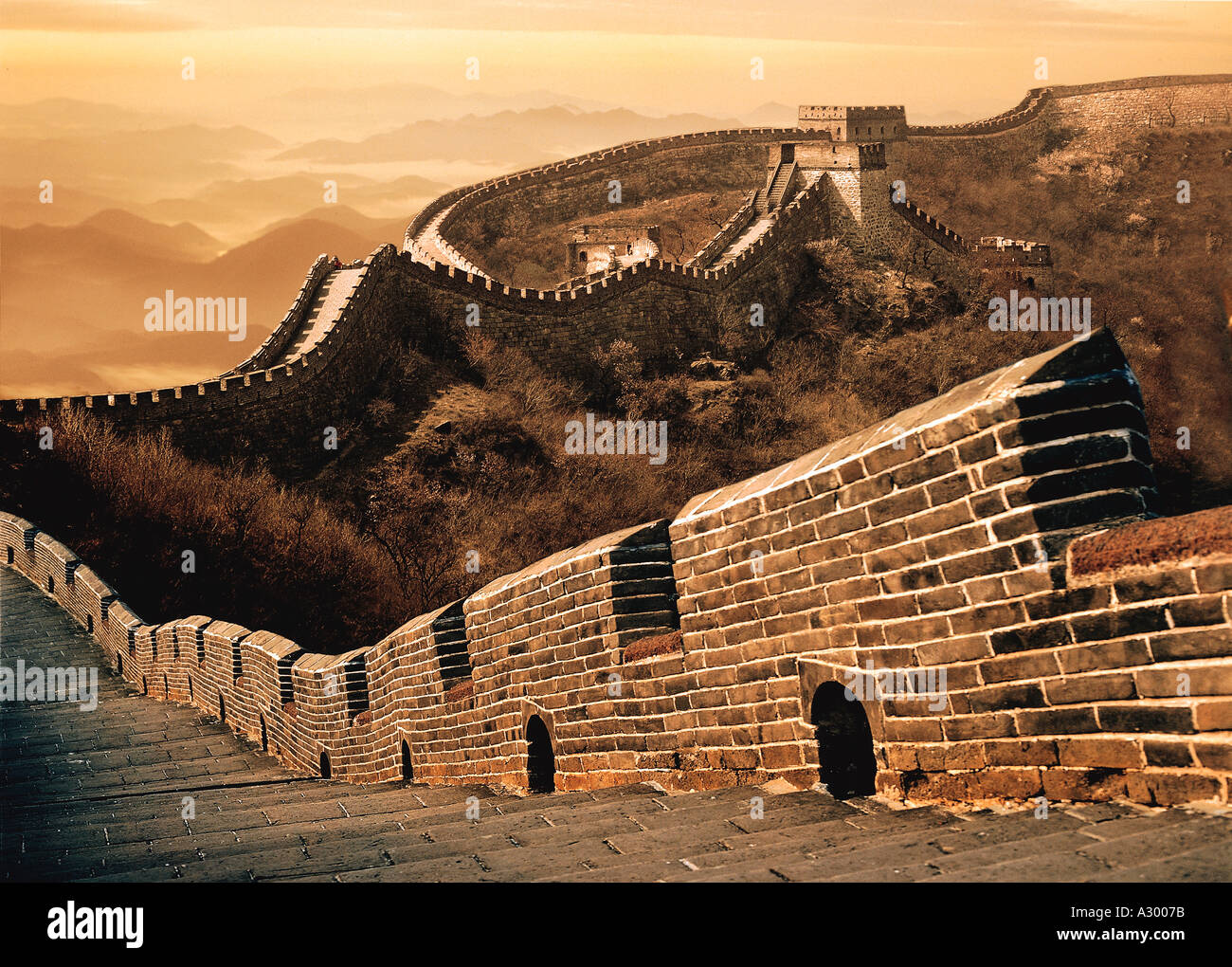 Great Wall China Stock Photo