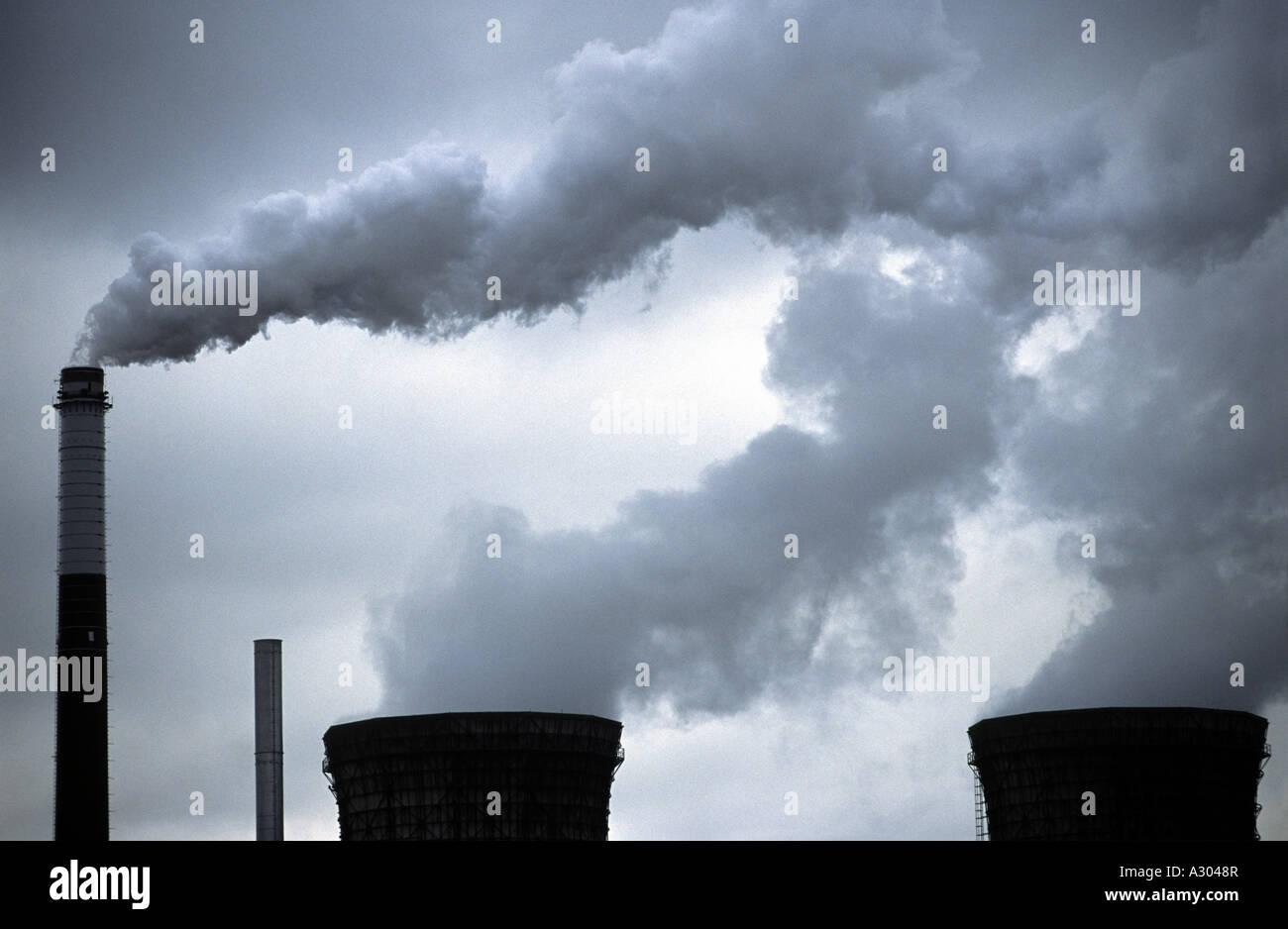 Shell Rhineland oil refinery, Cologne, Wesseling, Germany Stock Photo