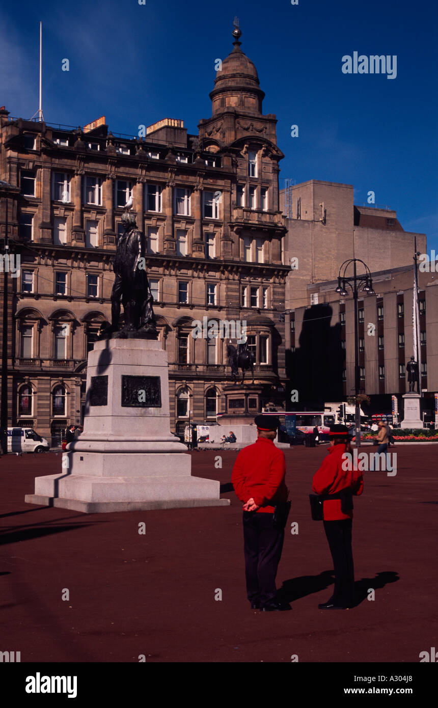 SQUARE GLASGOW SCOTLAND Stock Photo Alamy