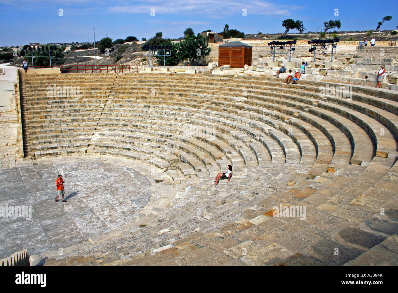 THE ROMAN AMPHITHEATRE. KOURION. CURIUM. CYPRUS Stock Photo - Alamy
