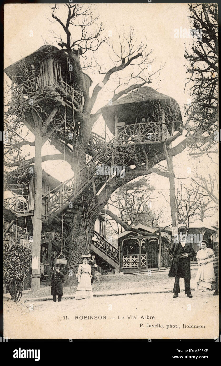 Paris Park Robinson 1905 Stock Photo