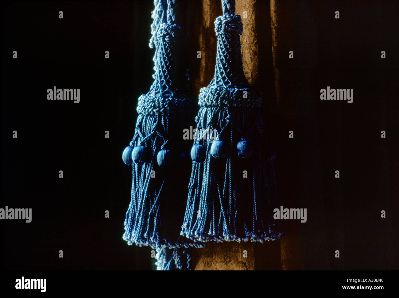 antique tassels, curtain pulls Stock Photo