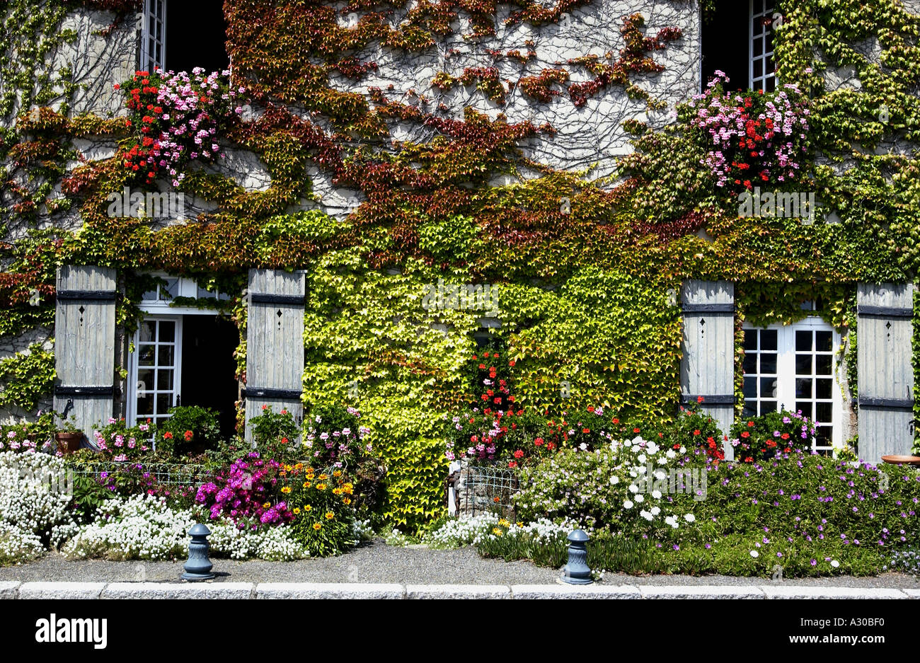 country cottage in France Stock Photo