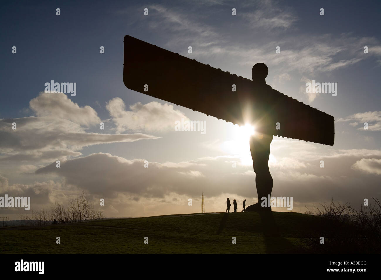 Angel of the north statue, Newcastle, England Stock Photo Alamy