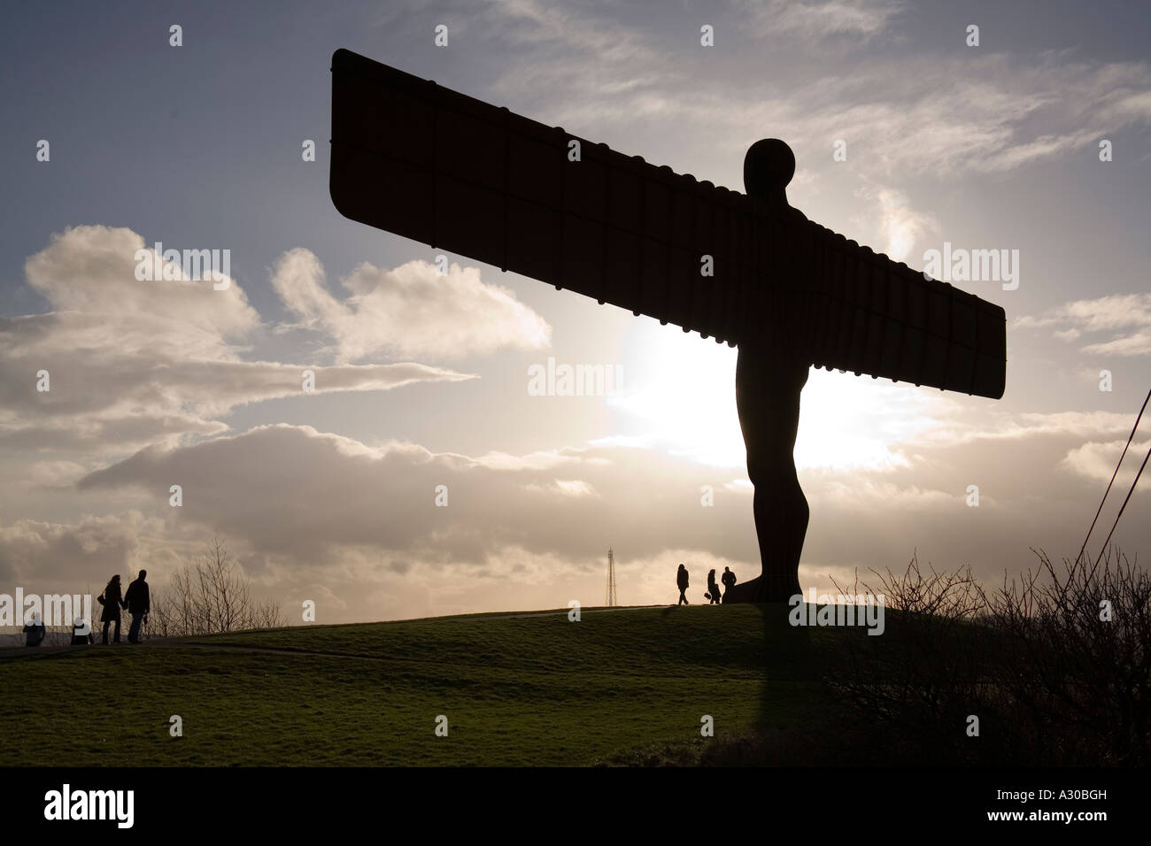 Angel of the north statue, Newcastle, England Stock Photo - Alamy