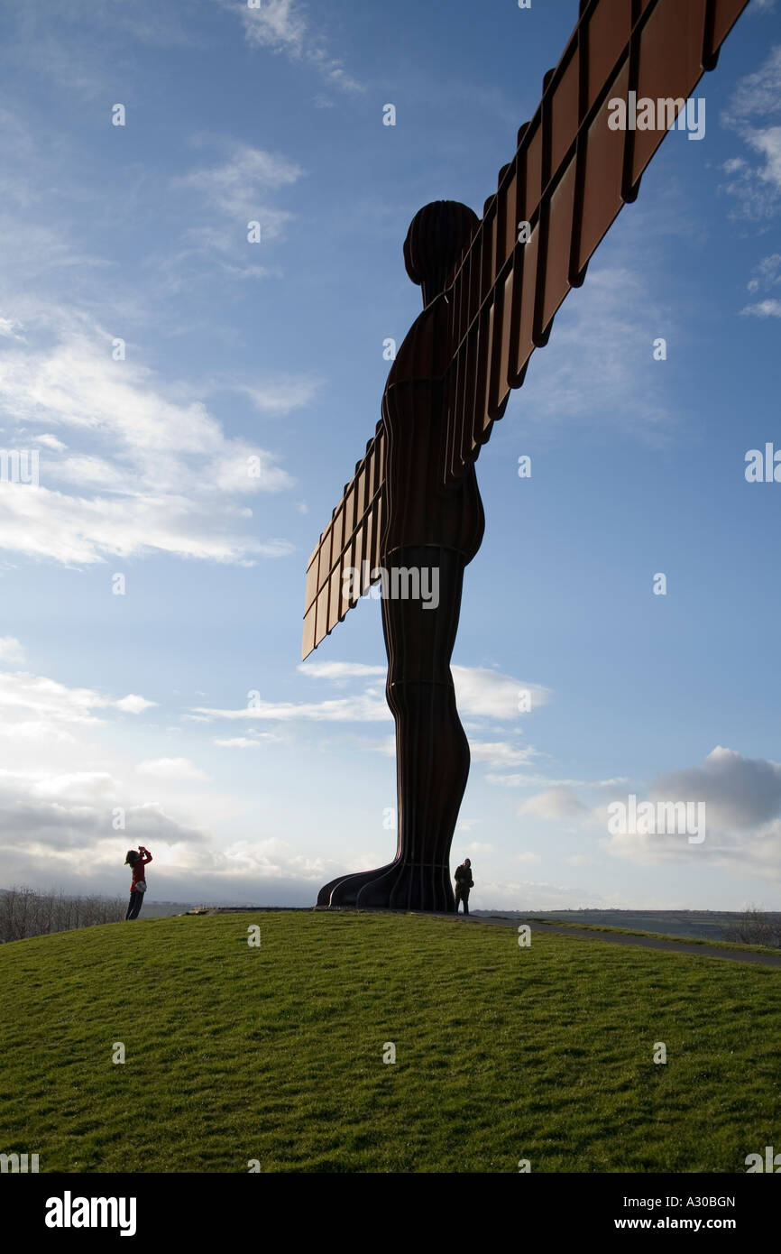 Angel of the north statue, Newcastle, England Stock Photo Alamy