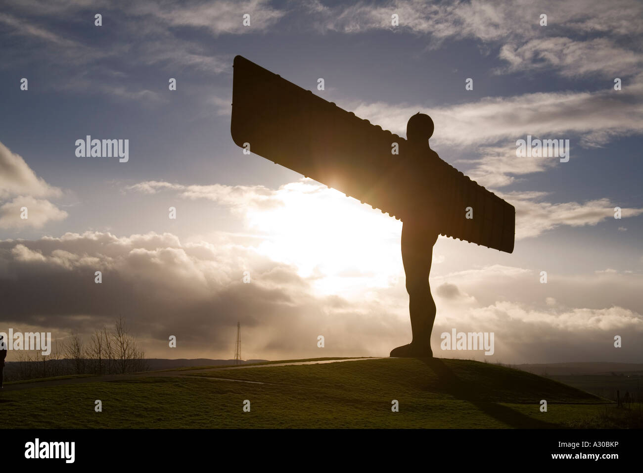 Angel of the north sculpture, Gateshead, Newcastle, England Stock Photo ...