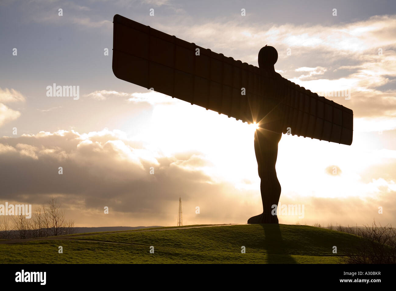Angel of the north sculpture, Gateshead, Newcastle, England Stock Photo ...
