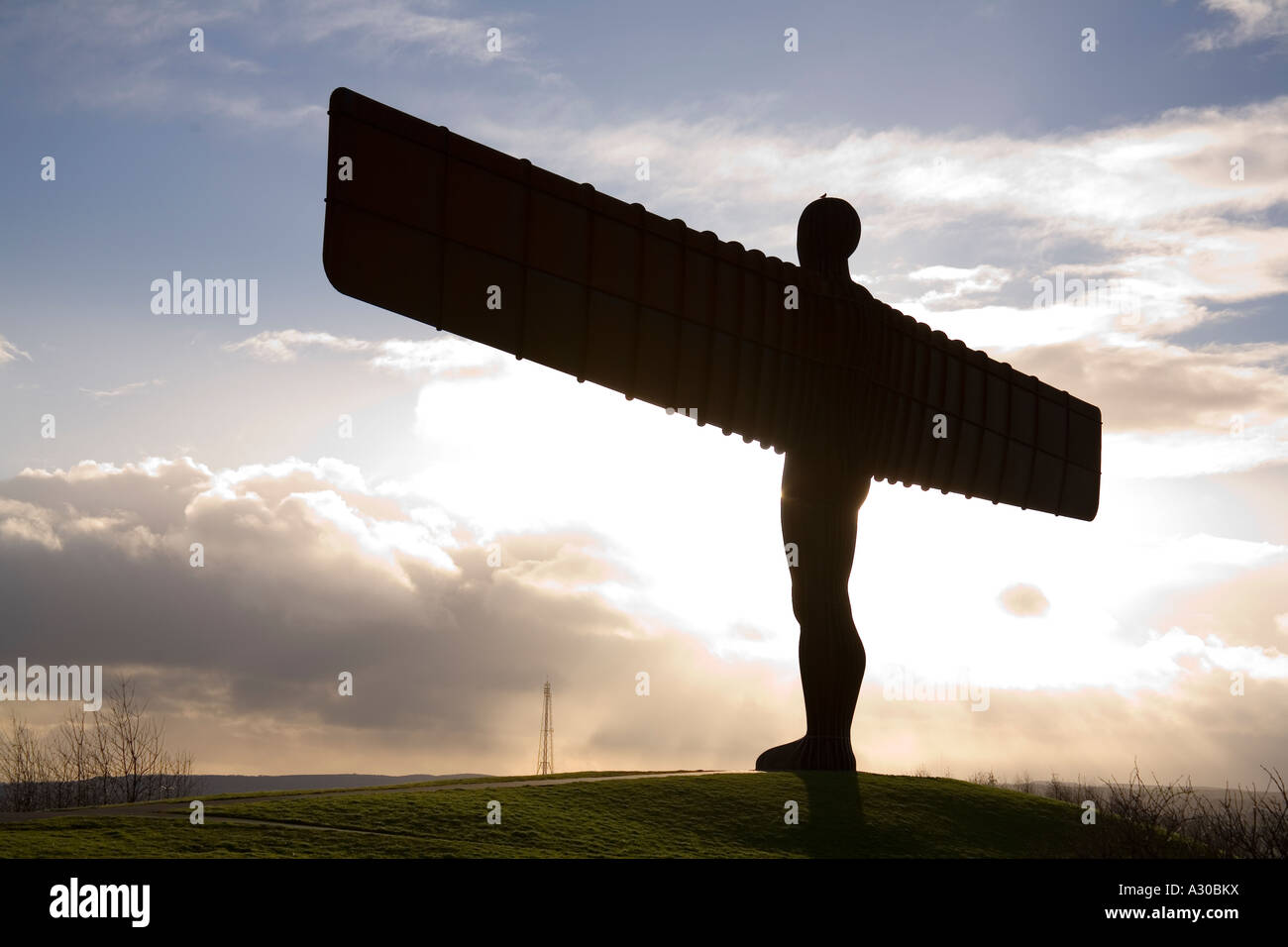 Angel of the north sculpture, Gateshead, Newcastle, England Stock Photo ...