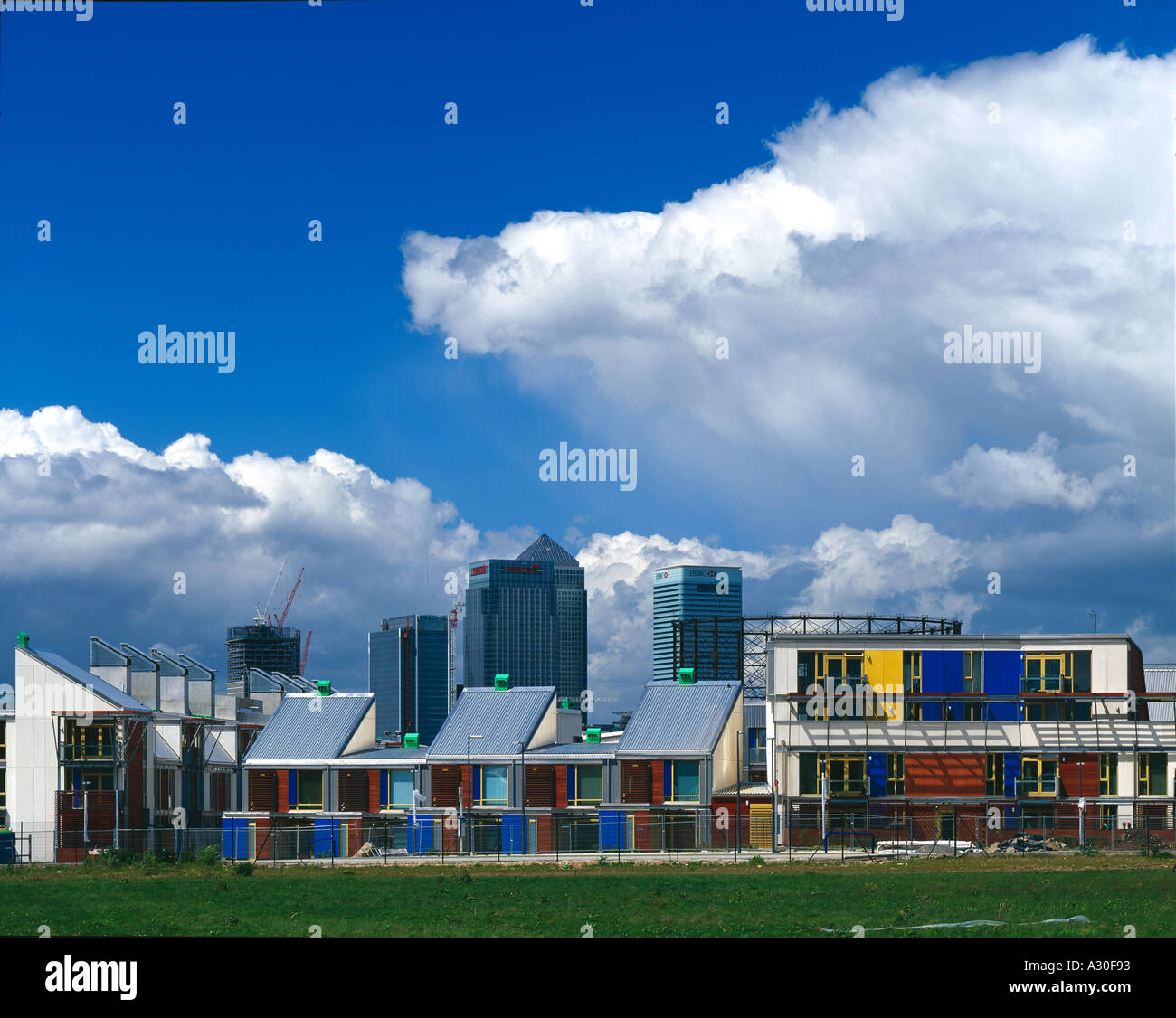 Greenwich Millennium Village Stock Photo Alamy