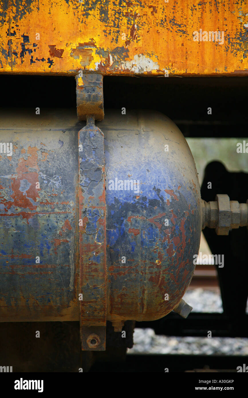 Abstract Of Rust From Trains At The Orange Empire Railway Museum Perris ...
