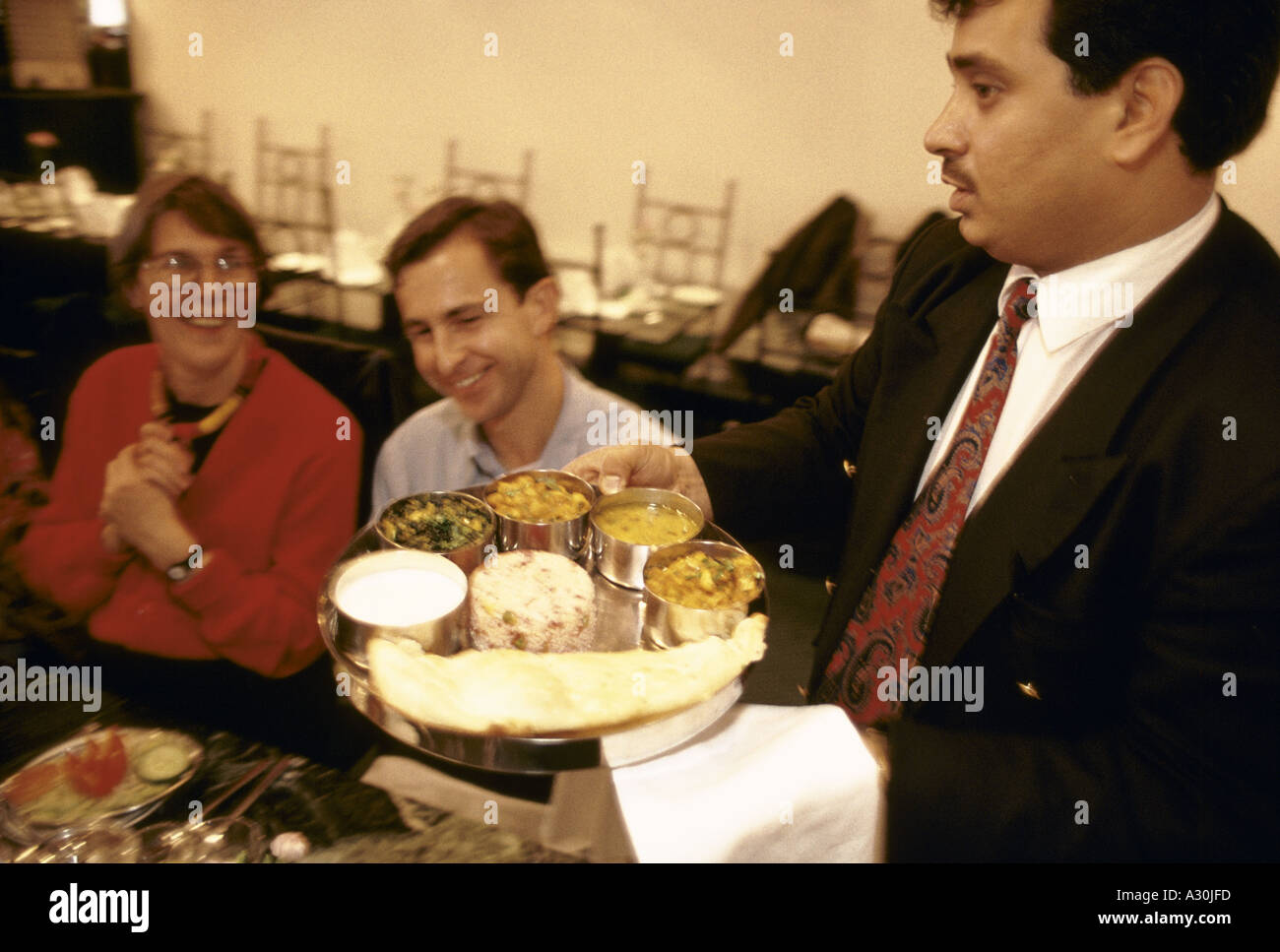 tiffin bengali restaurant brick lane east london 1993 Stock Photo
