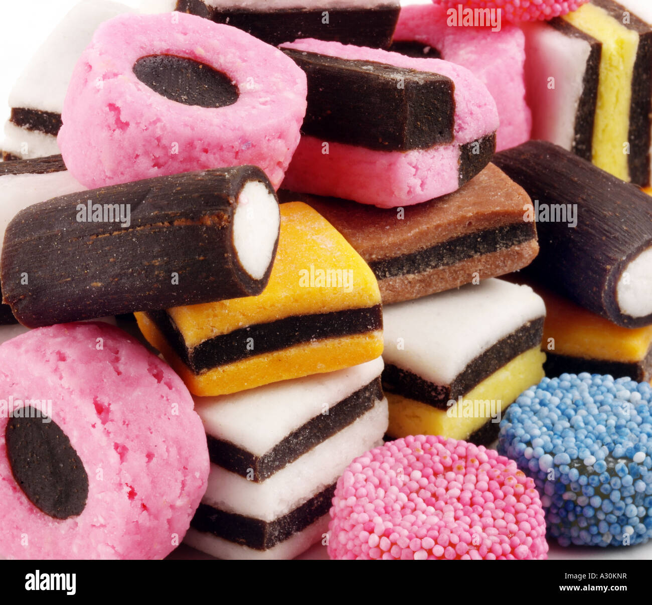 LIQUORICE ALLSORTS Stock Photo Alamy