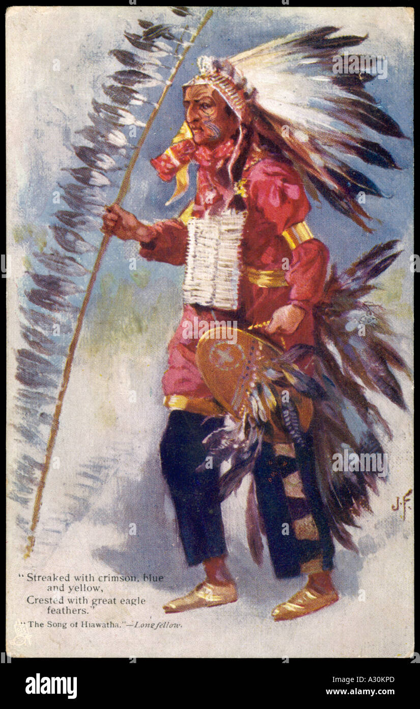 Iroquois man hi-res stock photography and images - Alamy