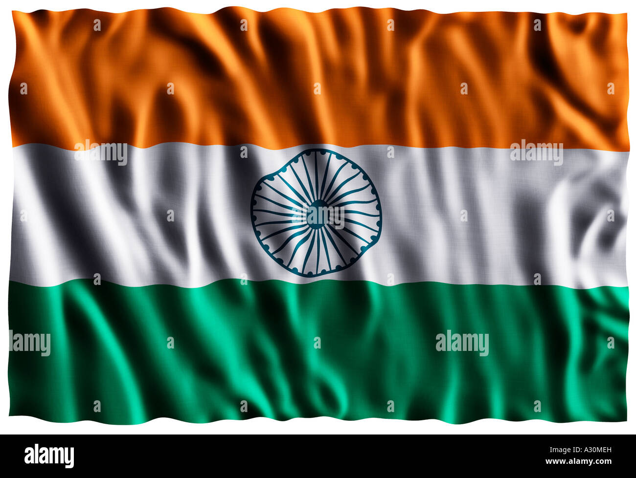 National flag of India Stock Photo - Alamy