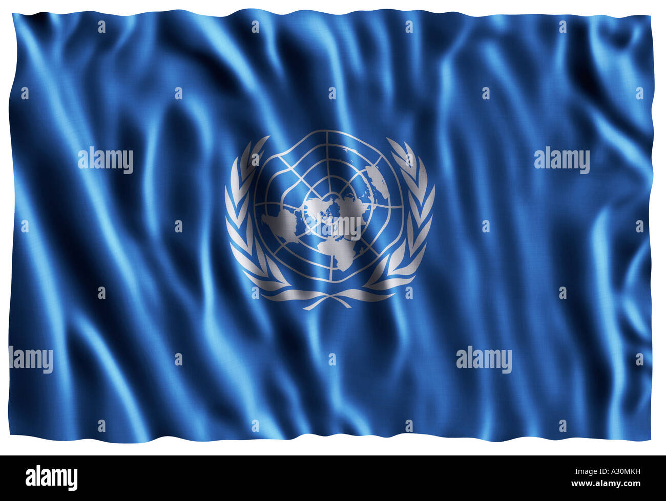 Flag of the United Nations Stock Photo - Alamy