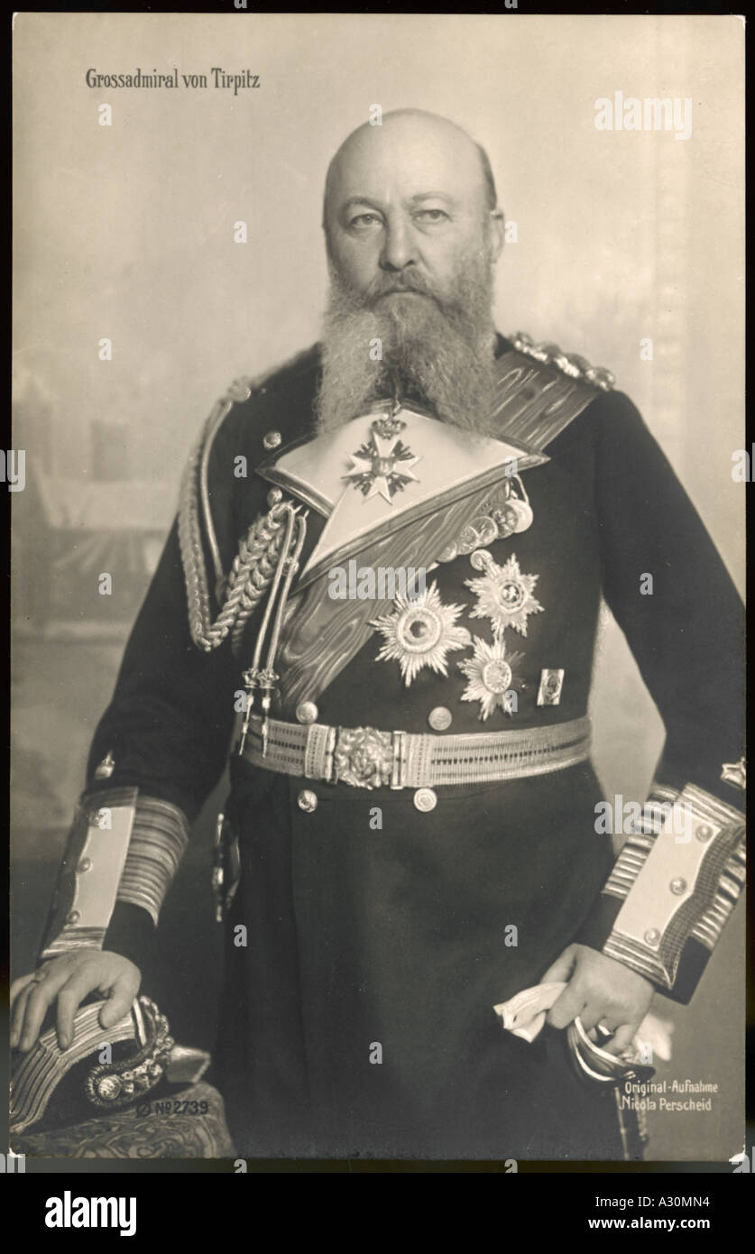 Alfred von tirpitz 1849 1930 hi-res stock photography and images