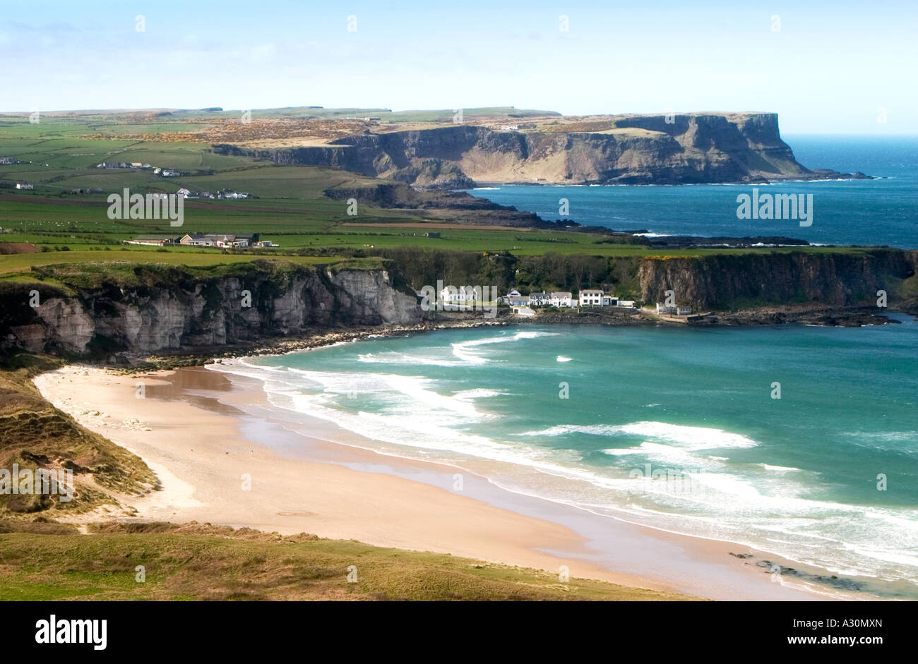 White Park Bay Stock Photo Alamy