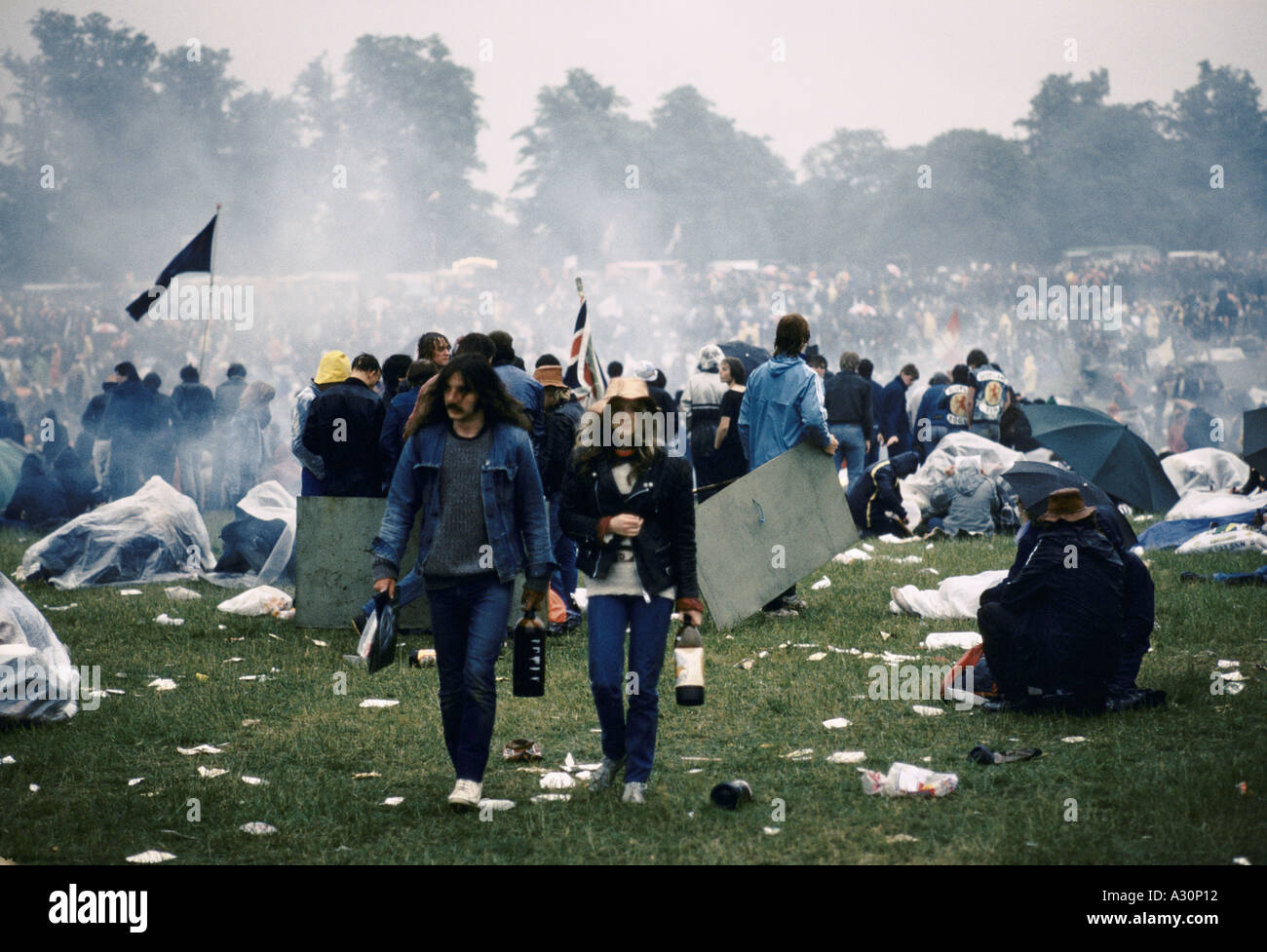 knebworth festival heavy metal 1983 Stock Photo Alamy
