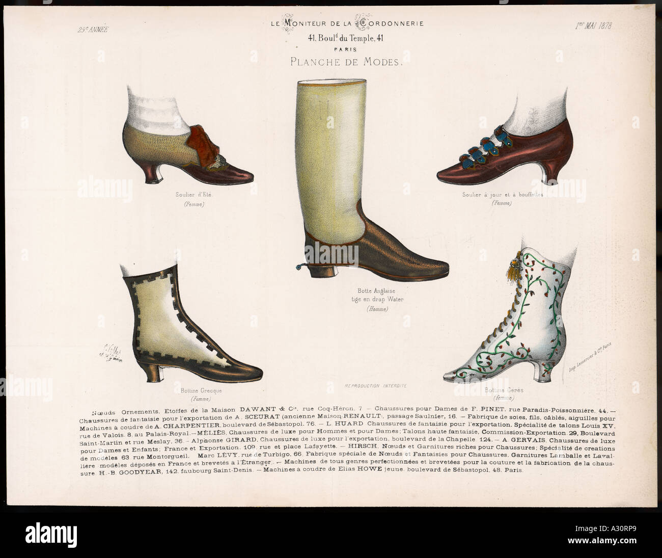 Victorian boots men hi-res stock photography and images - Alamy