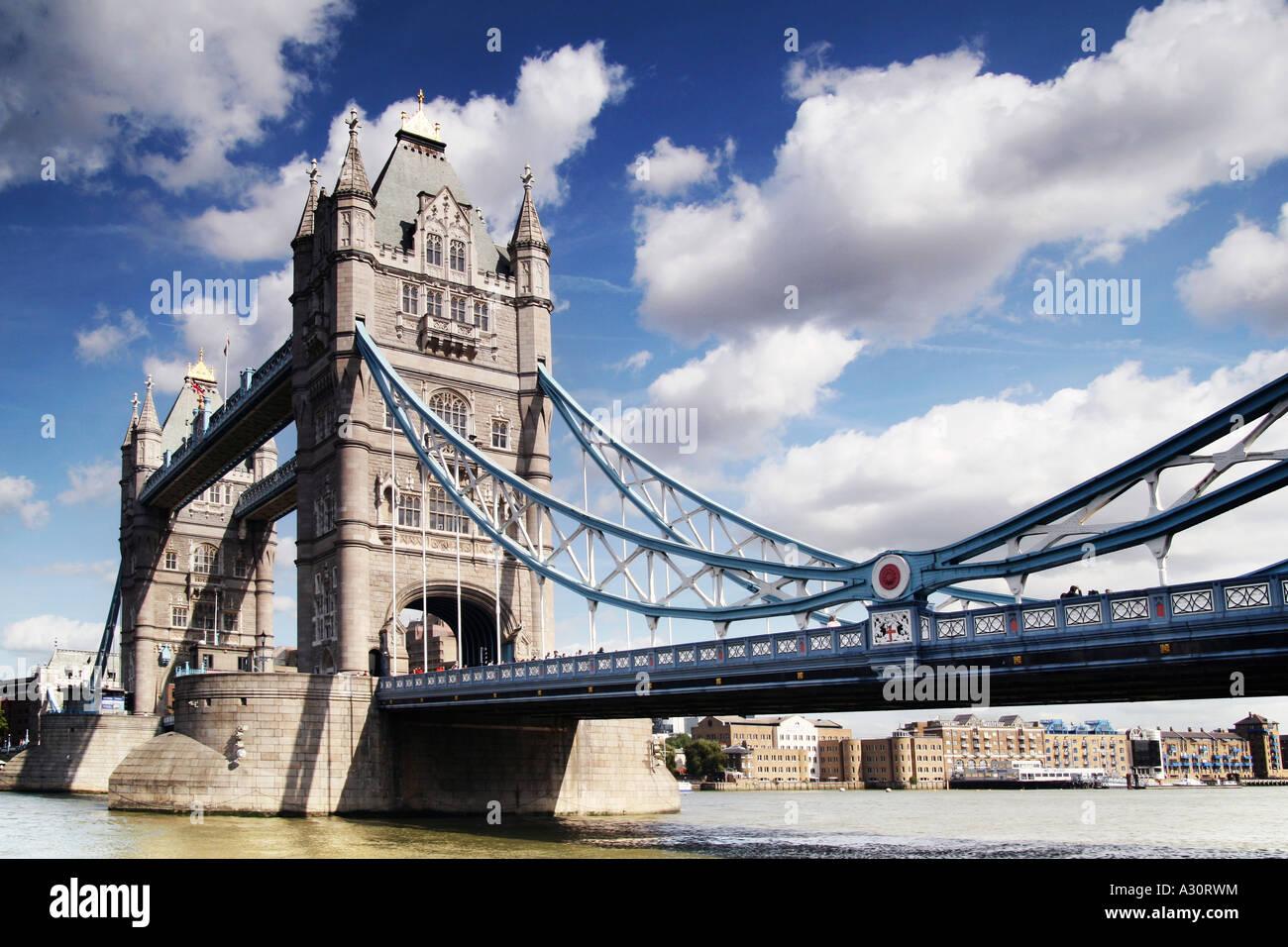 view of tower bridge in london Stock Photo