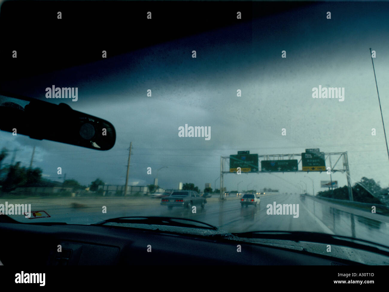highway from car florida usa Stock Photo