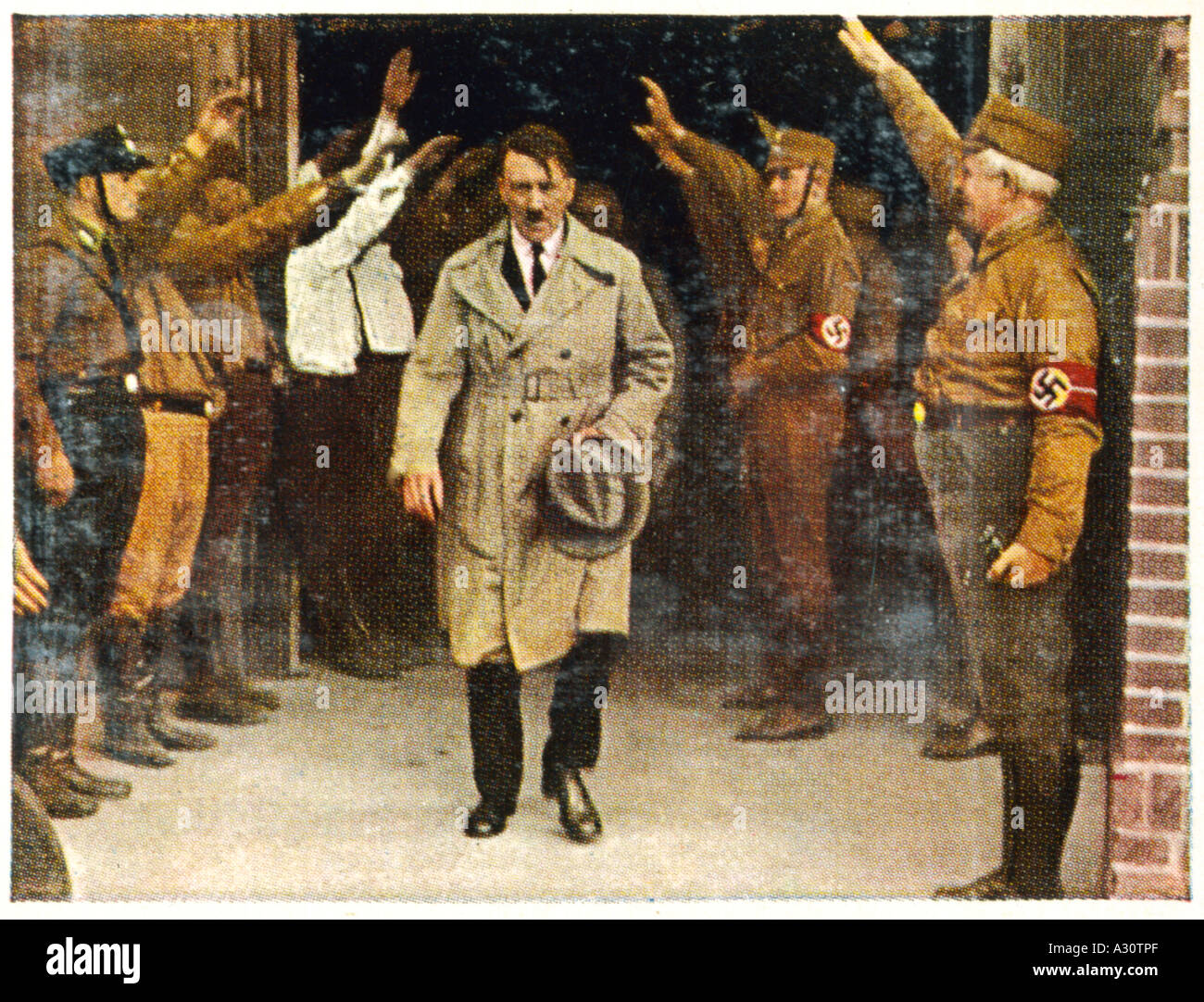 Hitler 3 Hr Speech 1929 Stock Photo