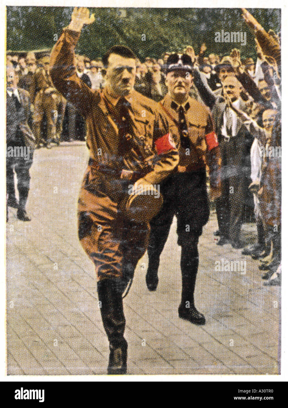 Hitler Nuremberg 1929 Stock Photo