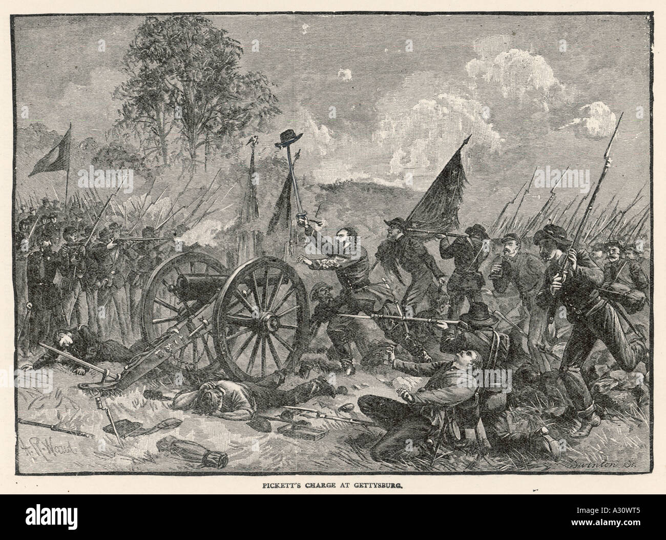 Gettysburg Cassells Stock Photo