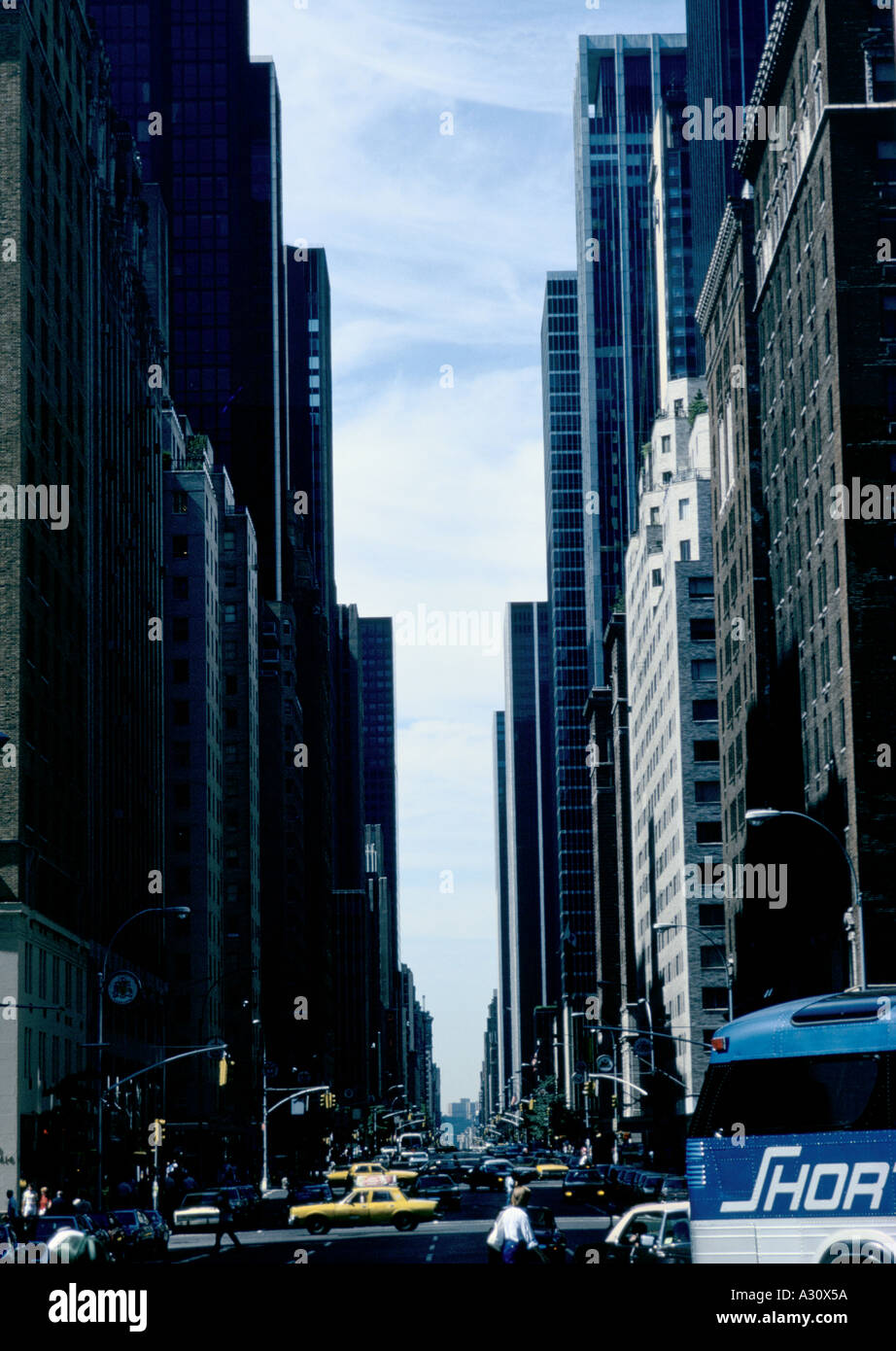 new york city street scene Stock Photo - Alamy