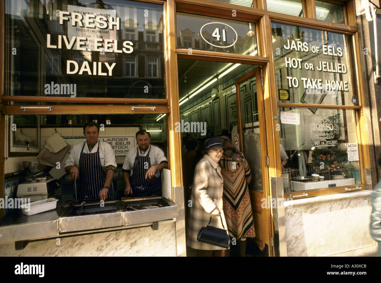 eel and pie shop london Stock Photo Alamy