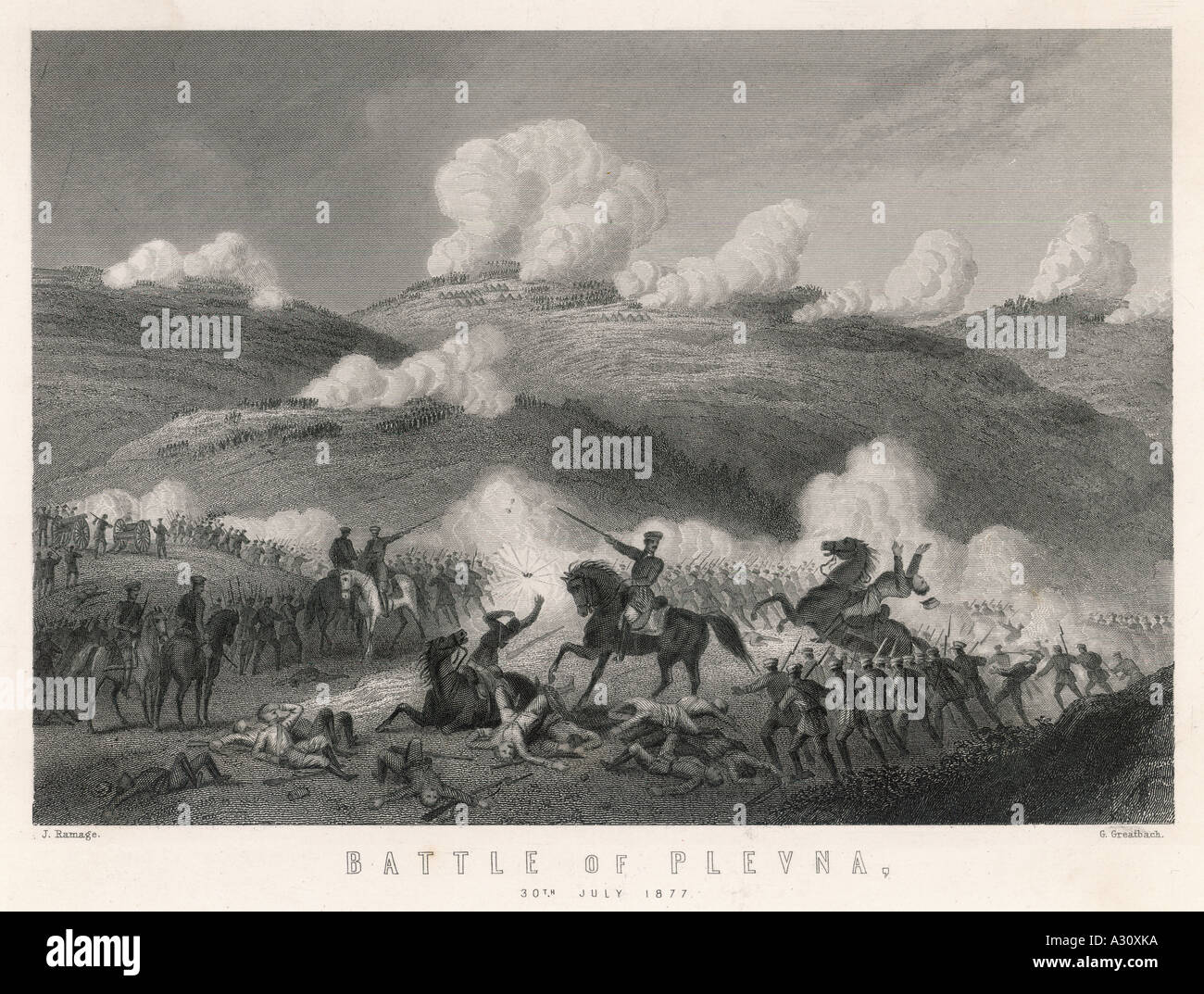 1st Battle Of Plevna Stock Photo - Alamy