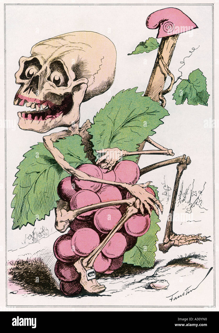 Bloody Harvest 1870 Stock Photo