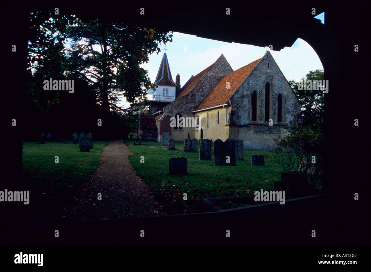 Chilbolton village church Hampshire England UK Stock Photo - Alamy